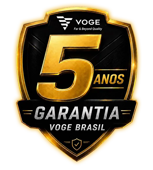 Selo 5 Anos de Garantia VOGE Brasil
